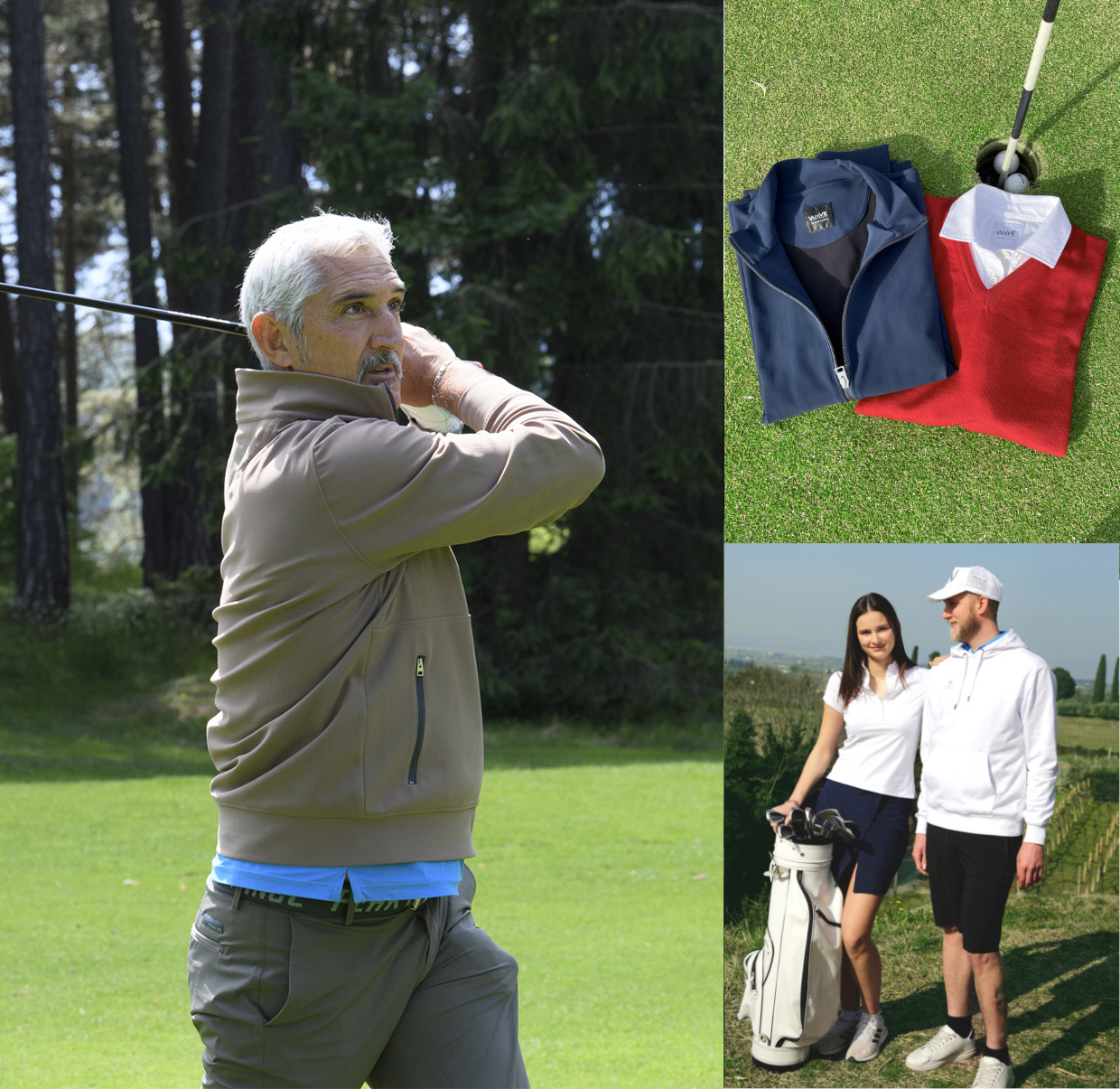 Abbigliamento golf uomo e donna